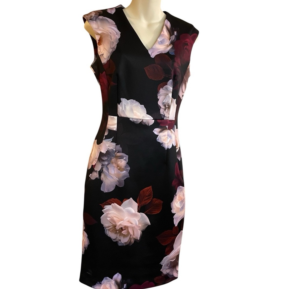 Calvin Klein Floral Sheath Dress - Picture 3 of 9